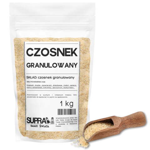 CZOSNEK GRANULOWANY 1000g aromatyczny | SUPRA |