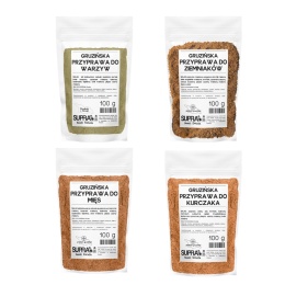 Mieszanki Gruzińskie - do warzyw, mięs, kurczaka i ziemniaków 4x 100 g