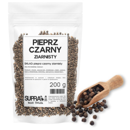 PIEPRZ CZARNY ZIARNISTY 200g aromatyczny | SUPRA |